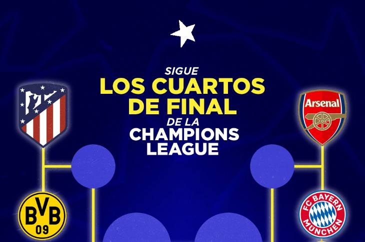 Fecha y horario para conocer a los eliminados en Cuartos de Final de la Champions League